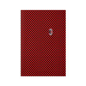 Обложка для паспорта матовая кожа с принтом AC MILAN в Белгороде, натуральная матовая кожа | размер 19,3 х 13,7 см; прозрачные пластиковые крепления | ac milan | fc | fc milan | football | milan | soccer | белый | клуб | красный | милан | спорт | спортивные | фк | футбол | цвет.логотип | черный | эмблема