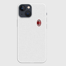 Чехол для iPhone 13 mini с принтом AC MILAN в Белгороде,  |  | ac milan | fc | fc milan | football | milan | soccer | белый | клуб | красный | милан | спорт | спортивные | фк | футбол | цвет.логотип | черный | эмблема