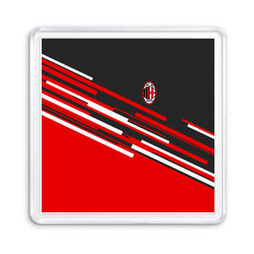 Магнит 55*55 с принтом AC MILAN в Белгороде, Пластик | Размер: 65*65 мм; Размер печати: 55*55 мм | Тематика изображения на принте: ac milan | fc | fc milan | football | milan | soccer | белый | клуб | красный | милан | спорт | спортивные | фк | футбол | цвет.логотип | черный | эмблема