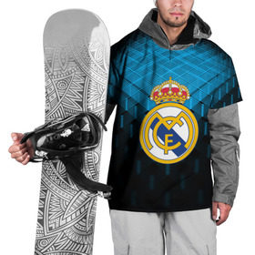 Накидка на куртку 3D с принтом Real Madrid 2018 Original в Белгороде, 100% полиэстер |  | Тематика изображения на принте: emirates | fc | real madrid | геометрия | реал мадрид | футбольный клуб | эмблема