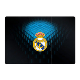 Магнитный плакат 3Х2 с принтом Real Madrid 2018 Original в Белгороде, Полимерный материал с магнитным слоем | 6 деталей размером 9*9 см | emirates | fc | real madrid | геометрия | реал мадрид | футбольный клуб | эмблема