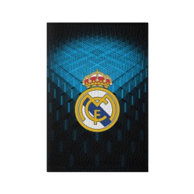 Обложка для паспорта матовая кожа с принтом Real Madrid 2018 Original в Белгороде, натуральная матовая кожа | размер 19,3 х 13,7 см; прозрачные пластиковые крепления | Тематика изображения на принте: emirates | fc | real madrid | геометрия | реал мадрид | футбольный клуб | эмблема