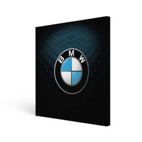 Холст квадратный с принтом BMW 2018 Blue Line в Белгороде, 100% ПВХ |  | bmw | bmw motorsport | bmw performance | carbon | m | motorsport | performance | sport | бмв | карбон | моторспорт | спорт