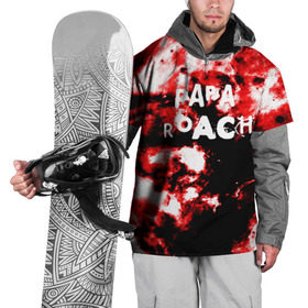 Накидка на куртку 3D с принтом PAPA ROACH BLOOD ROCK STYLE в Белгороде, 100% полиэстер |  | papa roach | roach | папа роач | папароач | папароч | роач | роч