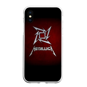 Чехол для iPhone XS Max матовый с принтом Metallica в Белгороде, Силикон | Область печати: задняя сторона чехла, без боковых панелей | metallica | группа | джеймс хэтфилд | кирк хэмметт | ларс ульрих | метал | металика | металлика | миталика | музыка | роберт трухильо | рок | трэш | трэшметал | хард | хардрок | хеви | хевиметал