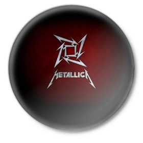 Значок с принтом Metallica в Белгороде,  металл | круглая форма, металлическая застежка в виде булавки | metallica | группа | джеймс хэтфилд | кирк хэмметт | ларс ульрих | метал | металика | металлика | миталика | музыка | роберт трухильо | рок | трэш | трэшметал | хард | хардрок | хеви | хевиметал