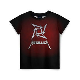 Детская футболка 3D с принтом Metallica в Белгороде, 100% гипоаллергенный полиэфир | прямой крой, круглый вырез горловины, длина до линии бедер, чуть спущенное плечо, ткань немного тянется | metallica | группа | джеймс хэтфилд | кирк хэмметт | ларс ульрих | метал | металика | металлика | миталика | музыка | роберт трухильо | рок | трэш | трэшметал | хард | хардрок | хеви | хевиметал