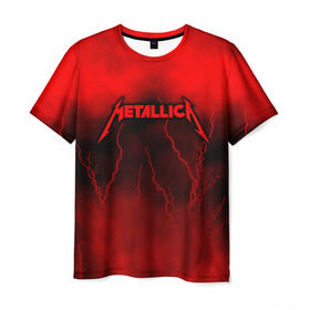 Мужская футболка 3D с принтом Metallica в Белгороде, 100% полиэфир | прямой крой, круглый вырез горловины, длина до линии бедер | Тематика изображения на принте: metallica | группа | джеймс хэтфилд | кирк хэмметт | ларс ульрих | метал | металика | металлика | миталика | музыка | роберт трухильо | рок | трэш | трэшметал | хард | хардрок | хеви | хевиметал