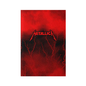 Обложка для паспорта матовая кожа с принтом Metallica в Белгороде, натуральная матовая кожа | размер 19,3 х 13,7 см; прозрачные пластиковые крепления | Тематика изображения на принте: metallica | группа | джеймс хэтфилд | кирк хэмметт | ларс ульрих | метал | металика | металлика | миталика | музыка | роберт трухильо | рок | трэш | трэшметал | хард | хардрок | хеви | хевиметал