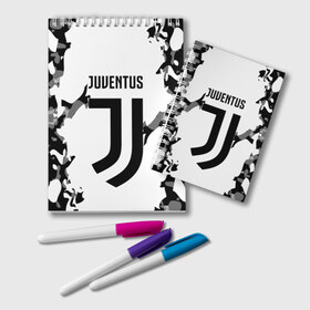 Блокнот с принтом Juventus 2018 Original в Белгороде, 100% бумага | 48 листов, плотность листов — 60 г/м2, плотность картонной обложки — 250 г/м2. Листы скреплены удобной пружинной спиралью. Цвет линий — светло-серый
 | Тематика изображения на принте: fly emirates | juventus | ronaldo | клуб | линии | мода | модные | мяч | реал мадрид | спорт | спортивные | стиль | футбол | футбольный клуб | экстрим | эмблема | ювентус