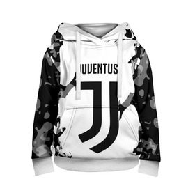 Детская толстовка 3D с принтом Juventus 2018 Original в Белгороде, 100% полиэстер | двухслойный капюшон со шнурком для регулировки, мягкие манжеты на рукавах и по низу толстовки, спереди карман-кенгуру с мягким внутренним слоем | Тематика изображения на принте: fly emirates | juventus | ronaldo | клуб | линии | мода | модные | мяч | реал мадрид | спорт | спортивные | стиль | футбол | футбольный клуб | экстрим | эмблема | ювентус