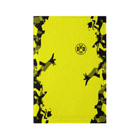 Обложка для паспорта матовая кожа с принтом FC Borussia 2018 Original в Белгороде, натуральная матовая кожа | размер 19,3 х 13,7 см; прозрачные пластиковые крепления | боруссия | дортмунд