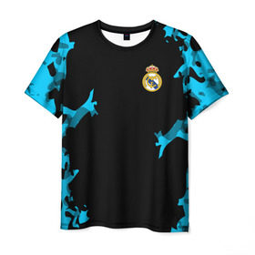 Мужская футболка 3D с принтом Real Madrid 2018 Original в Белгороде, 100% полиэфир | прямой крой, круглый вырез горловины, длина до линии бедер | emirates | fc | real madrid | абстракция | реал мадрид | футбольный клуб | эмблема