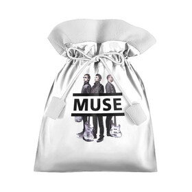 Подарочный 3D мешок с принтом Группа Muse в Белгороде, 100% полиэстер | Размер: 29*39 см | 