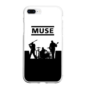 Чехол для iPhone 7Plus/8 Plus матовый с принтом Muse в Белгороде, Силикон | Область печати: задняя сторона чехла, без боковых панелей | muse | альтернативный | группа | доминик ховард | крис уолстенхолм | мосе | моус | моусе | муз | муза | музе | музыка | мусе | мэттью беллами | прогрессивный | рок | симфонический | спейс | спейсрок