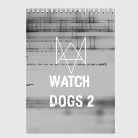 Скетчбук с принтом Wath dogs 2 collection в Белгороде, 100% бумага
 | 48 листов, плотность листов — 100 г/м2, плотность картонной обложки — 250 г/м2. Листы скреплены сверху удобной пружинной спиралью | game | wath dogs 2 | город | девушка | дрон | игры | компьютеры | пистолет | телефон | технологии | хакер