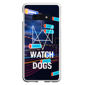 Чехол для Samsung S10E с принтом Watch Dogs в Белгороде, Силикон | Область печати: задняя сторона чехла, без боковых панелей | game | wath dogs 2 | город | девушка | дрон | игры | компьютеры | пистолет | телефон | технологии | хакер