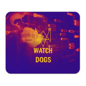 Коврик прямоугольный с принтом WATCH DOGS NEON WORLD в Белгороде, натуральный каучук | размер 230 х 185 мм; запечатка лицевой стороны | wath dogs 2 | хакер