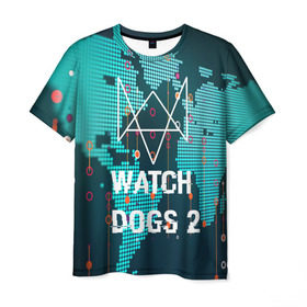 Мужская футболка 3D с принтом Watch Dogs 2 NETWORK HACK в Белгороде, 100% полиэфир | прямой крой, круглый вырез горловины, длина до линии бедер | game | wath dogs 2 | город | девушка | дрон | игры | компьютеры | пистолет | телефон | технологии | хакер