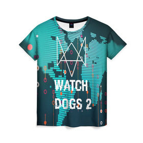 Женская футболка 3D с принтом Watch Dogs 2 NETWORK HACK в Белгороде, 100% полиэфир ( синтетическое хлопкоподобное полотно) | прямой крой, круглый вырез горловины, длина до линии бедер | game | wath dogs 2 | город | девушка | дрон | игры | компьютеры | пистолет | телефон | технологии | хакер