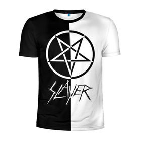 Мужская футболка 3D спортивная с принтом Slayer в Белгороде, 100% полиэстер с улучшенными характеристиками | приталенный силуэт, круглая горловина, широкие плечи, сужается к линии бедра | slayer | группа | гэри холт | керри кинг | метал | музыка | пентаграмма | песни | пол бостаф | рок | слаер | слайер | слеар | слеер | слейр | слеяр | том арайа | трэш | тяжелый | хеви