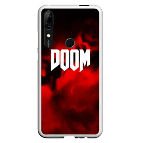 Чехол для Honor P Smart Z с принтом DOOM RED PLANET в Белгороде, Силикон | Область печати: задняя сторона чехла, без боковых панелей | art | doom | game | возвращение | дум | игра | легенда | шутер