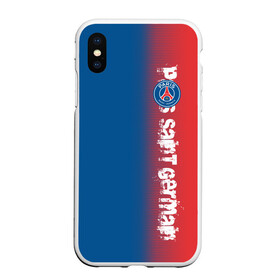 Чехол для iPhone XS Max матовый с принтом PSG 2018 Original в Белгороде, Силикон | Область печати: задняя сторона чехла, без боковых панелей | fc | fly emirates | paris | psg | лого | париж | псж | спорт | спортивные | фк | футбольный клуб