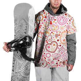 Накидка на куртку 3D с принтом Нежность в Белгороде, 100% полиэстер |  | Тематика изображения на принте: 