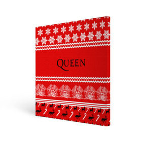 Холст квадратный с принтом Праздничный Queen в Белгороде, 100% ПВХ |  | paul rodg | queen | quen | брайан мэй | глэм | группа | джон дикон | знак | квин | королева | красный | куин | меркури | меркьюри | мэркури | надпись | новогодний | новый год | поп | праздник | роджер тейлор