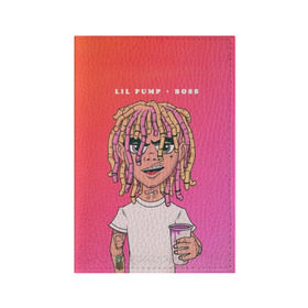 Обложка для паспорта матовая кожа с принтом Lil Pump Boss в Белгороде, натуральная матовая кожа | размер 19,3 х 13,7 см; прозрачные пластиковые крепления | Тематика изображения на принте: hip hop | hiphop | lil pump | mc | rap | газзи гарсия | зачитал | клауд | клауд рэп | лил памп | лили | мс | памп | реп | репер | речитатив | рэп | рэпер | трэп | хип | хип хоп | хипхоп | хоп