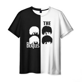 Мужская футболка 3D с принтом The Beatles в Белгороде, 100% полиэфир | прямой крой, круглый вырез горловины, длина до линии бедер | beatles | the beatles | бителз | бителс | битлз | битлс | битлы | группа | джон леннон | джордж харрисон | жуки | зе | ливерпульская четвёрка | мерсибит | пол маккартни | поп | ринго старр | рок