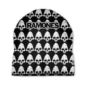 Шапка 3D с принтом Ramones в Белгороде, 100% полиэстер | универсальный размер, печать по всей поверхности изделия | Тематика изображения на принте: ramone | ramones | группа | джонни | джоуи | ди ди томми | марки | панк | поп | раманес | раманэс | рамон | рамонес | рамонэс | рамоун | рамоунз | рамоунс | рок | хард | хардрок