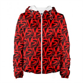Женская куртка 3D с принтом VERSUS BATTLE RED в Белгороде, ткань верха — 100% полиэстер, подклад — флис | прямой крой, подол и капюшон оформлены резинкой с фиксаторами, два кармана без застежек по бокам, один большой потайной карман на груди. Карман на груди застегивается на липучку | rap | versus battle | битва | молодежный стиль | рэп | рэп батл | рэп битва | рэперы
