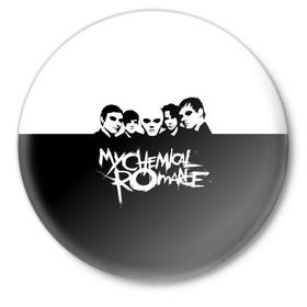 Значок с принтом My Chemical Romance в Белгороде,  металл | круглая форма, металлическая застежка в виде булавки | gerard way | mcr | my chemical romance | альтернативный | группа | джерард уэй | май кемикал романс | мкр | мой химический роман | мхр | мцр | панк | поп | поппанк | рок | рэй торо