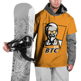 Накидка на куртку 3D с принтом BITCOIN в стиле KFC в Белгороде, 100% полиэстер |  | Тематика изображения на принте: bitcoin | btc | crypto | kfc | биткоин | валюта | деньги | криптовалюта | цифровое золото