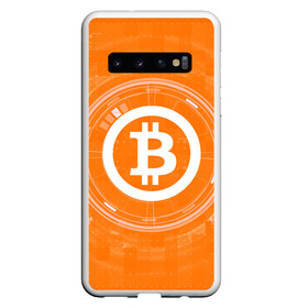 Чехол для Samsung Galaxy S10 с принтом BITCOIN в Белгороде, Силикон | Область печати: задняя сторона чехла, без боковых панелей | Тематика изображения на принте: bitcoin | btc | coin | crypto | ethereum | money | orange | биткоин | валюта | деньги | известные | криптовалюта | логотип | монета | надписи.cash | оранжевый | цвет | цифровое золото | эфир