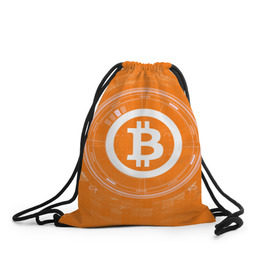 Рюкзак-мешок 3D с принтом BITCOIN в Белгороде, 100% полиэстер | плотность ткани — 200 г/м2, размер — 35 х 45 см; лямки — толстые шнурки, застежка на шнуровке, без карманов и подкладки | bitcoin | btc | coin | crypto | ethereum | money | orange | биткоин | валюта | деньги | известные | криптовалюта | логотип | монета | надписи.cash | оранжевый | цвет | цифровое золото | эфир