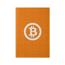Обложка для паспорта матовая кожа с принтом BITCOIN в Белгороде, натуральная матовая кожа | размер 19,3 х 13,7 см; прозрачные пластиковые крепления | bitcoin | btc | coin | crypto | ethereum | money | orange | биткоин | валюта | деньги | известные | криптовалюта | логотип | монета | надписи.cash | оранжевый | цвет | цифровое золото | эфир