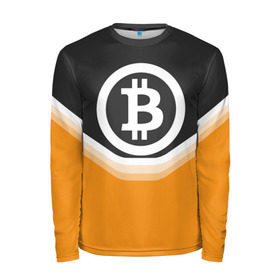 Мужской лонгслив 3D с принтом BITCOIN UNIFORM в Белгороде, 100% полиэстер | длинные рукава, круглый вырез горловины, полуприлегающий силуэт | bitcoin | btc | coin | crypto | ethereum | money | orange | биткоин | валюта | деньги | известные | криптовалюта | логотип | монета | надписи.cash | оранжевый | цвет | цифровое золото | эфир