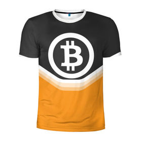 Мужская футболка 3D спортивная с принтом BITCOIN UNIFORM в Белгороде, 100% полиэстер с улучшенными характеристиками | приталенный силуэт, круглая горловина, широкие плечи, сужается к линии бедра | Тематика изображения на принте: bitcoin | btc | coin | crypto | ethereum | money | orange | биткоин | валюта | деньги | известные | криптовалюта | логотип | монета | надписи.cash | оранжевый | цвет | цифровое золото | эфир