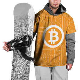Накидка на куртку 3D с принтом BITCOIN в Белгороде, 100% полиэстер |  | Тематика изображения на принте: 