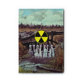 Обложка для автодокументов с принтом S.T.A.L.K.E.R НИКИТА в Белгороде, натуральная кожа |  размер 19,9*13 см; внутри 4 больших “конверта” для документов и один маленький отдел — туда идеально встанут права | s.t.a.l.k.e.r. | stalker | никита | припять | сталкер | чернобыль