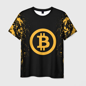 Мужская футболка 3D с принтом BITCOIN в Белгороде, 100% полиэфир | прямой крой, круглый вырез горловины, длина до линии бедер | bitcoin | btc | coin | crypto | ethereum | miner | mining | money | orange | биткоин | валюта | деньги | известные | криптовалюта | логотип | майнер | майнинг | монета | надписи.cash | оранжевый | цвет | цифровое золото | эфир