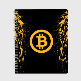 Тетрадь с принтом BITCOIN в Белгороде, 100% бумага | 48 листов, плотность листов — 60 г/м2, плотность картонной обложки — 250 г/м2. Листы скреплены сбоку удобной пружинной спиралью. Уголки страниц и обложки скругленные. Цвет линий — светло-серый
 | bitcoin | btc | coin | crypto | ethereum | miner | mining | money | orange | биткоин | валюта | деньги | известные | криптовалюта | логотип | майнер | майнинг | монета | надписи.cash | оранжевый | цвет | цифровое золото | эфир