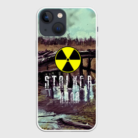 Чехол для iPhone 13 mini с принтом S.T.A.L.K.E.R КОЛЯ в Белгороде,  |  | николай | припять | сталкер | чернобыль