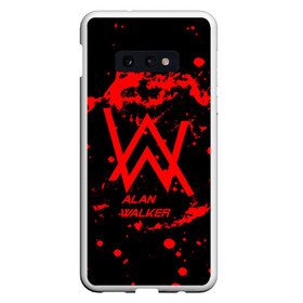 Чехол для Samsung S10E с принтом Alan Walker music space в Белгороде, Силикон | Область печати: задняя сторона чехла, без боковых панелей | alan walker | club | music | абстракция | клубная музыка | космос | краски | музыка