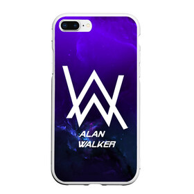 Чехол для iPhone 7Plus/8 Plus матовый с принтом Alan Walker SPACE COLLECTION в Белгороде, Силикон | Область печати: задняя сторона чехла, без боковых панелей | alan walker | club | music | абстракция | клубная музыка | космос | краски | музыка