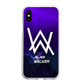 Чехол для iPhone XS Max матовый с принтом Alan Walker SPACE COLLECTION в Белгороде, Силикон | Область печати: задняя сторона чехла, без боковых панелей | alan walker | club | music | абстракция | клубная музыка | космос | краски | музыка