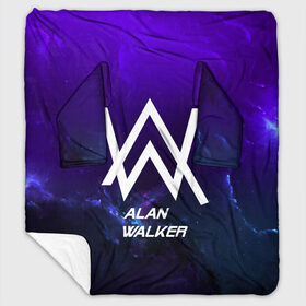 Плед с рукавами с принтом Alan Walker SPACE COLLECTION в Белгороде, 100% полиэстер | Закругленные углы, все края обработаны. Ткань не мнется и не растягивается. Размер 170*145 | Тематика изображения на принте: alan walker | club | music | абстракция | клубная музыка | космос | краски | музыка