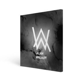 Холст квадратный с принтом ALAN WALKER в Белгороде, 100% ПВХ |  | alan walker | club | music | абстракция | клубная музыка | космос | краски | музыка